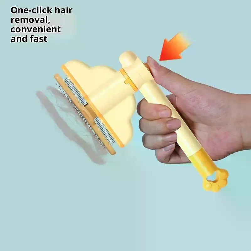 Cat Dog Hair Grooming Rotating Pet Comb Pet Removes Matted Hairs Comb Pet Cleaning Bath Brush Pet Care And Deshedding Supplies