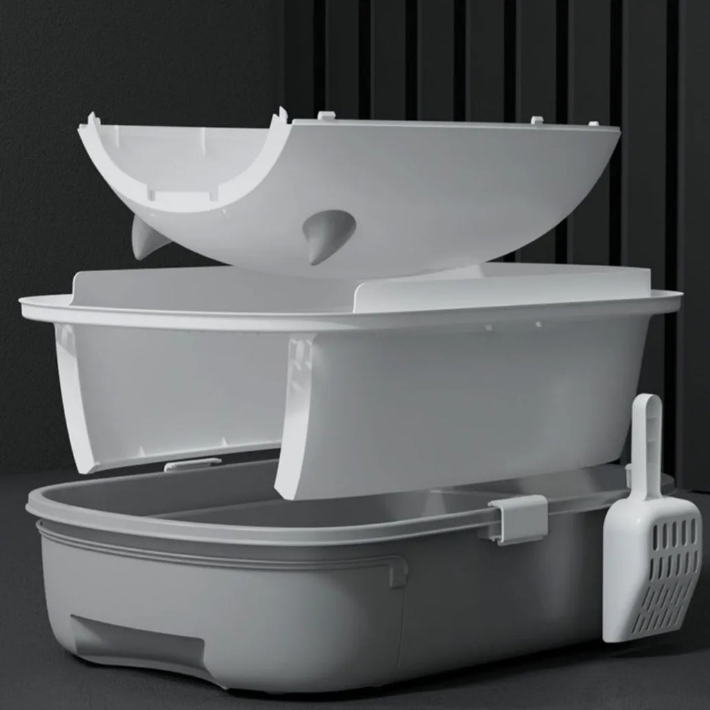 Extra Large Odor-proof Cat Litter Box Fully Enclosed Cat Toilet Foldable Storage Drawer-style Cat Litter Box Pet Supplies