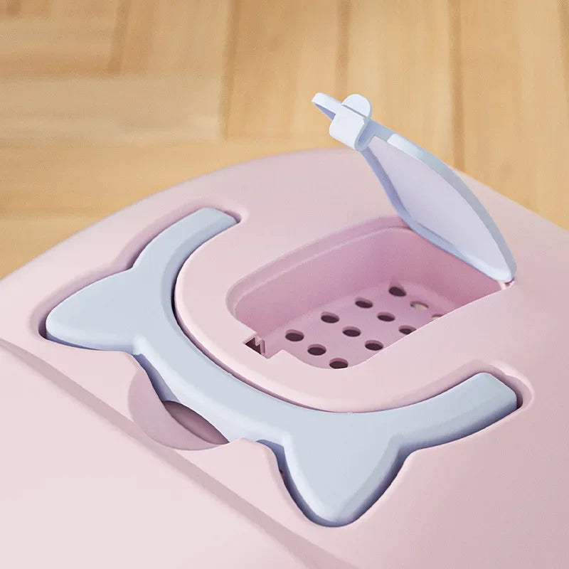 Fully Enclosed Cat Litter Box Large Cat Litter Box Anti-Splashing and Deodorizing Toilet Pet Supplies