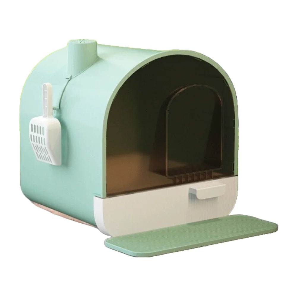 Large Drawer Style Cat Litter Box Fully Enclosed Odor-Resistant & Anti-Tracking Splash Proof New Generation Cat Toilet Accessory