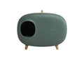 Cat Litter Box Fully-Enclosed Large Space Litter Box with Lid Prevent Sand Leakage  Isolate Odors Design for cat under 11 pounds