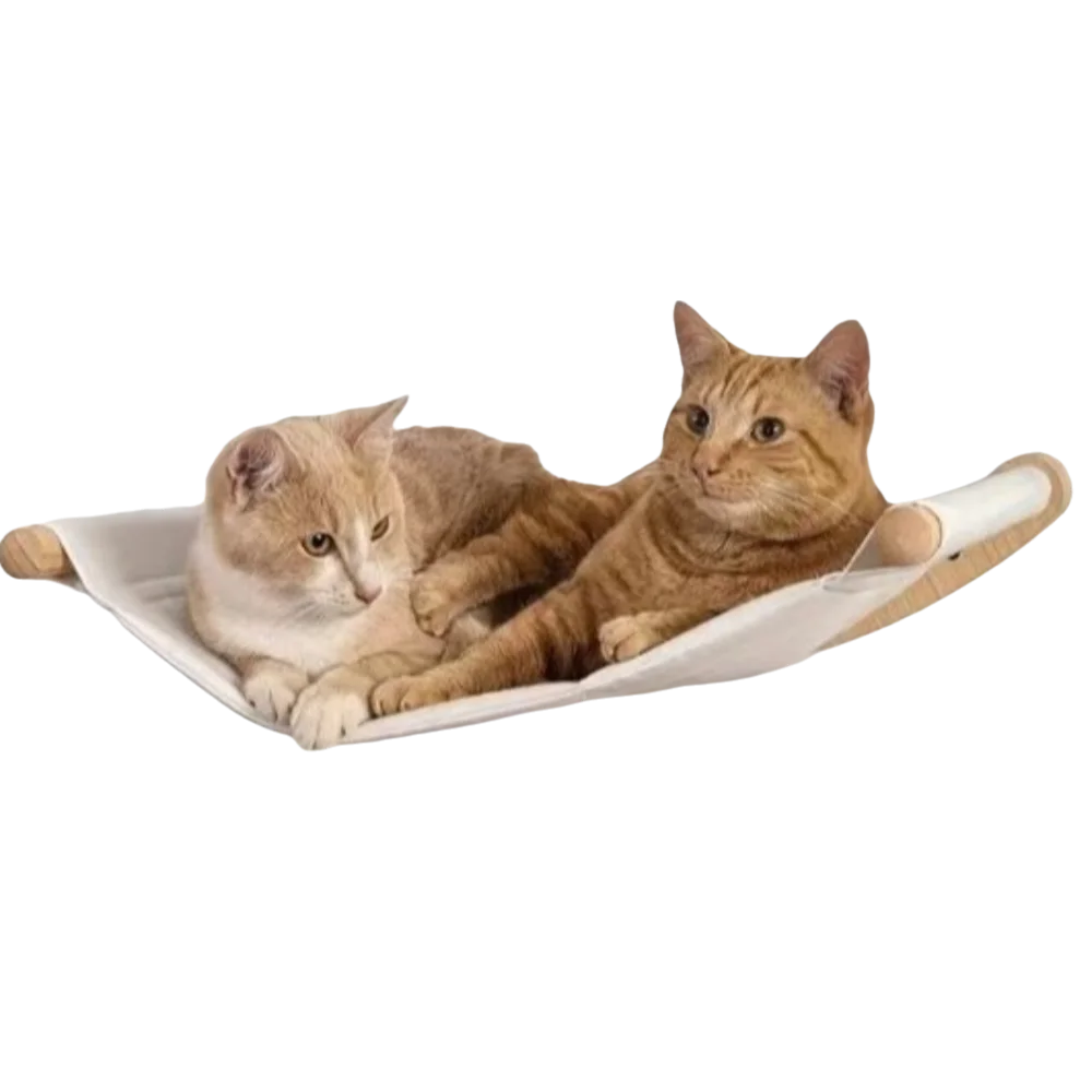 Cat Playground Wooden Cat Climbing Shelf Space Saving Wear Resistant Sisal Rope Cat Stairs with Cushion Pet Wall Steps Training