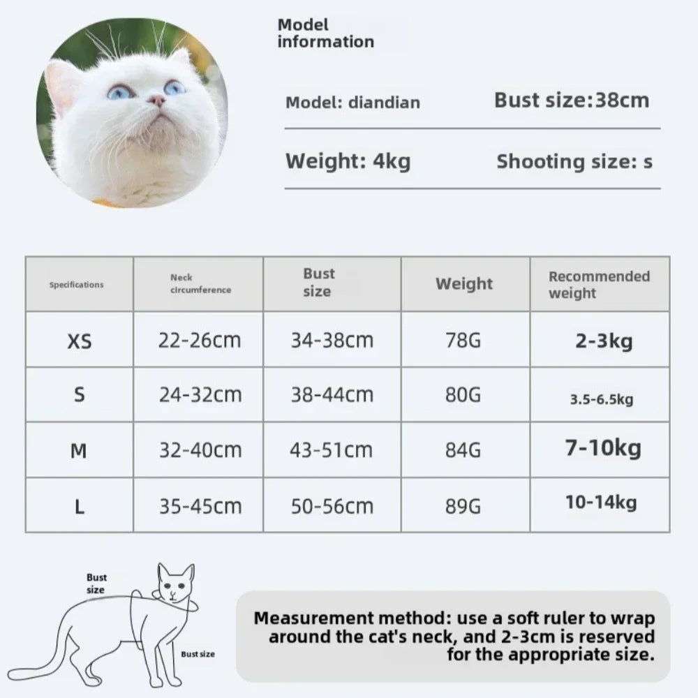 Soft Cat Harness Leash Chest Strap Adjustable Puppy Kittens Vest Outdoors Travel Pet Accessories  for Small Meidum Large