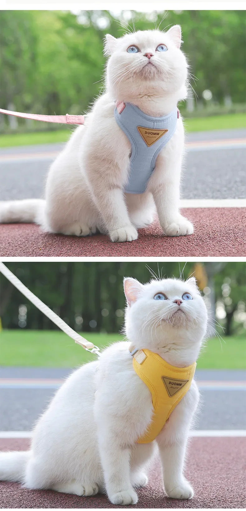 Soft Cat Harness Leash Chest Strap Adjustable Puppy Kittens Vest Outdoors Travel Pet Accessories  for Small Meidum Large