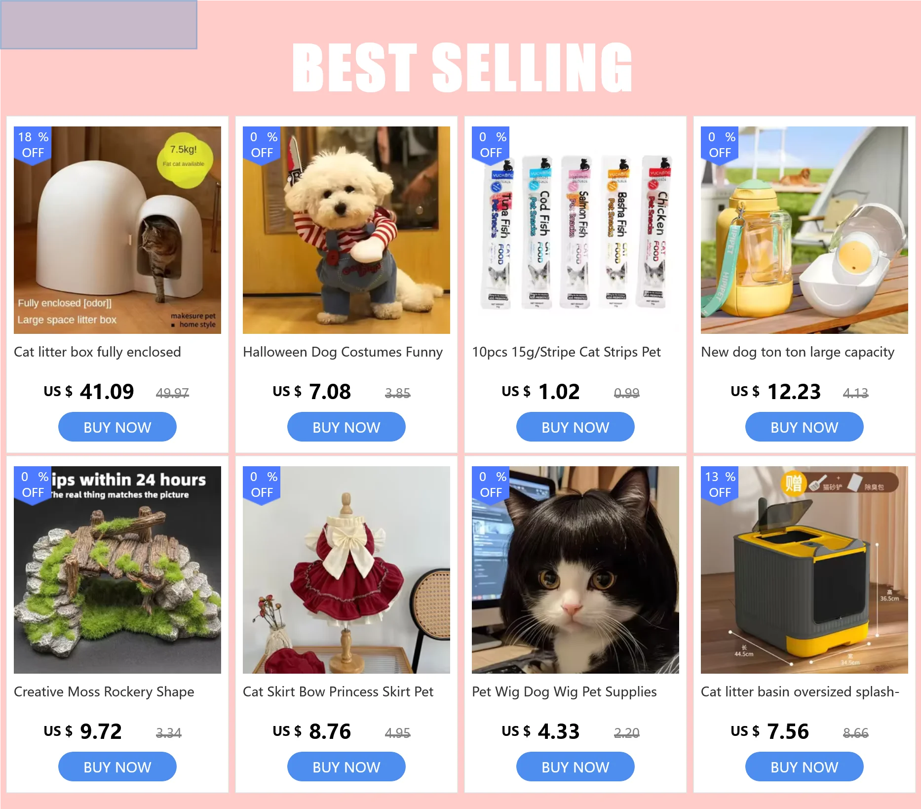 Fully Enclosed Cat Litter Box Large Cat Litter Box Anti-Splashing and Deodorizing Toilet Pet Supplies