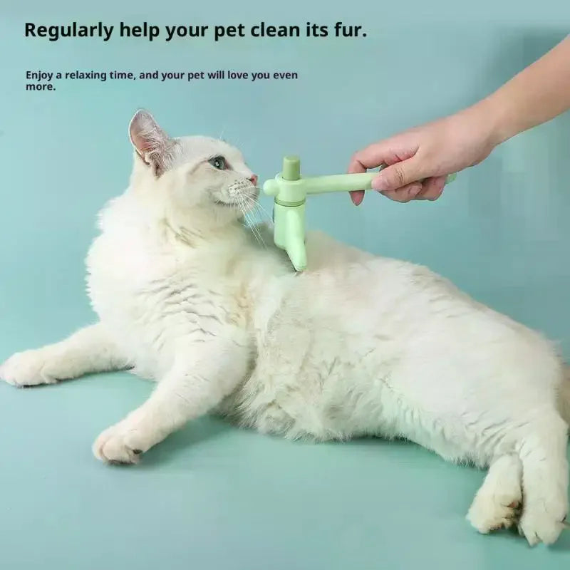 Cat Dog Hair Grooming Rotating Pet Comb Pet Removes Matted Hairs Comb Pet Cleaning Bath Brush Pet Care And Deshedding Supplies