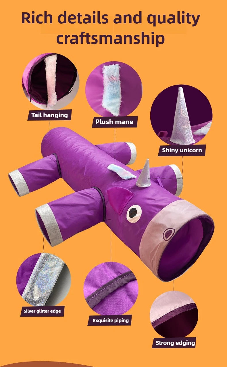 Cat Tunnel Foldable Warm Pet Nest Grip Resistant Wear Fun Toys Portable Cats Tunneling Attract Interest Pet Products Supplies