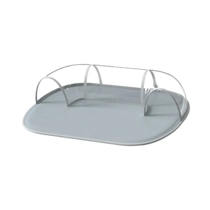 Cat Cooling Bed with Tunnel Waterproof Water Filled Bed Comfortable Play Tube for Indoor Cats Bunny Exercise Hamster Summer