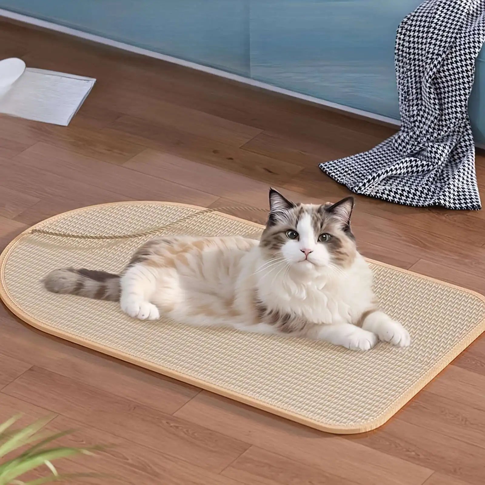 Durable Sisal Cat Scratch Pads, Cat Wall Pads, Sofa Claw Grinding Pads, Scratch Board Wall Stickers Cat Pet Toys Pet Accessories