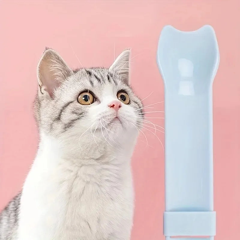 Cat Strip Squeeze Spoon Cat Bar Feeder Pet Food Spoon Pet Supplies Spoon Licking Wet Cat Handling Pet Liquid Snacks Feeding Tool
