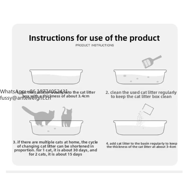 Stainless Steel Litter Box: Enclosed Top-Entry Design To Prevent Tracking & Easy To Clean Pet Cat Litter Box And Pet Supplies
