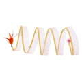 Folded Cat Tunnel S Type Cats Tunnel Spring Toy Mouse Tunnel With Balls And Crinkle Cat Outdoor Cat Toys For Kitten Interactive