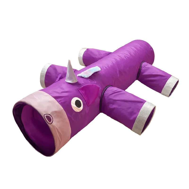 Cat Tunnel Foldable Warm Pet Nest Grip Resistant Wear Fun Toys Portable Cats Tunneling Attract Interest Pet Products Supplies