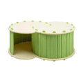 Cozy Semi-Enclosed Cat Nest Hiding Cave with Pet Tunnel, Four Seasons Universal, Wear-Resistant & Durable, Interactive Foldable