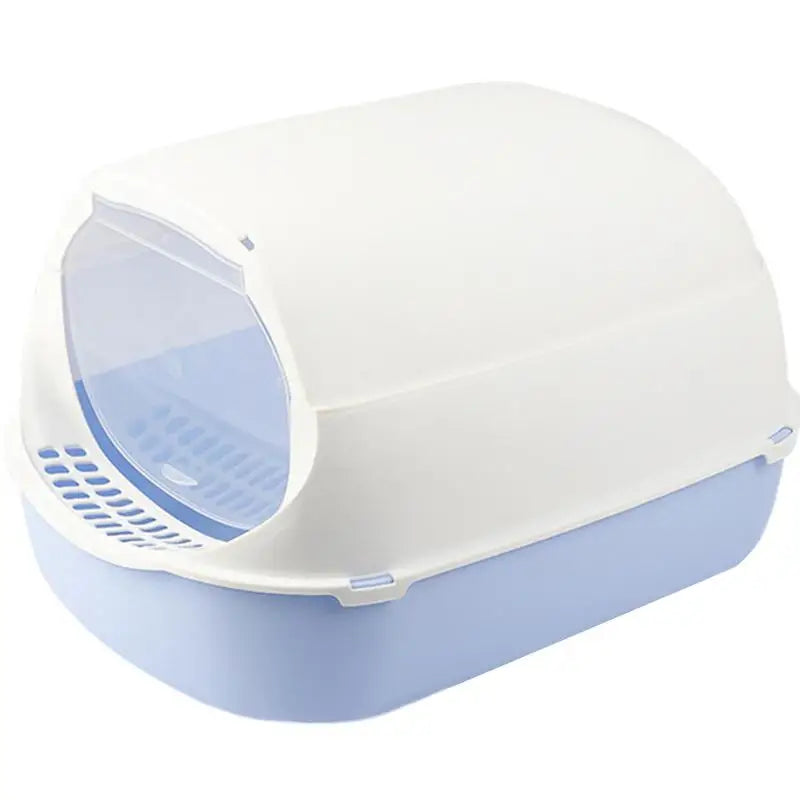 Pet Litter Box Fully Enclosed Spillproof Deodorant Cat Toilet Two-Way Shovel Large Capacity Cat Litter Box Sandbox For Cat