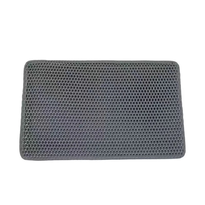 Waterproof Double Layer Cat Litter Mat Cat Litter Box Mat Cats Sand Removal Pad Bed Mat Pet Clean Pad Cat Accessories 5 Sizes