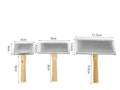 Pet Cat and Dog Grooming Supplies: Hair Remover Brush, Wood Combs, Flea Comb for Shedding