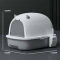 Extra Large Odor-proof Cat Litter Box Fully Enclosed Cat Toilet Foldable Storage Drawer-style Cat Litter Box Pet Supplies