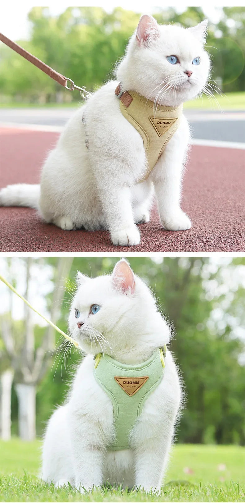 Soft Cat Harness Leash Chest Strap Adjustable Puppy Kittens Vest Outdoors Travel Pet Accessories  for Small Meidum Large