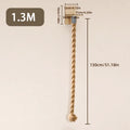 Cat Wall Climbing Sisal Rope Cat Climber Tree Wall  Climbing Tower Toy Indoor Cats Posts Kitten Rope Ladder Suitable for Playing
